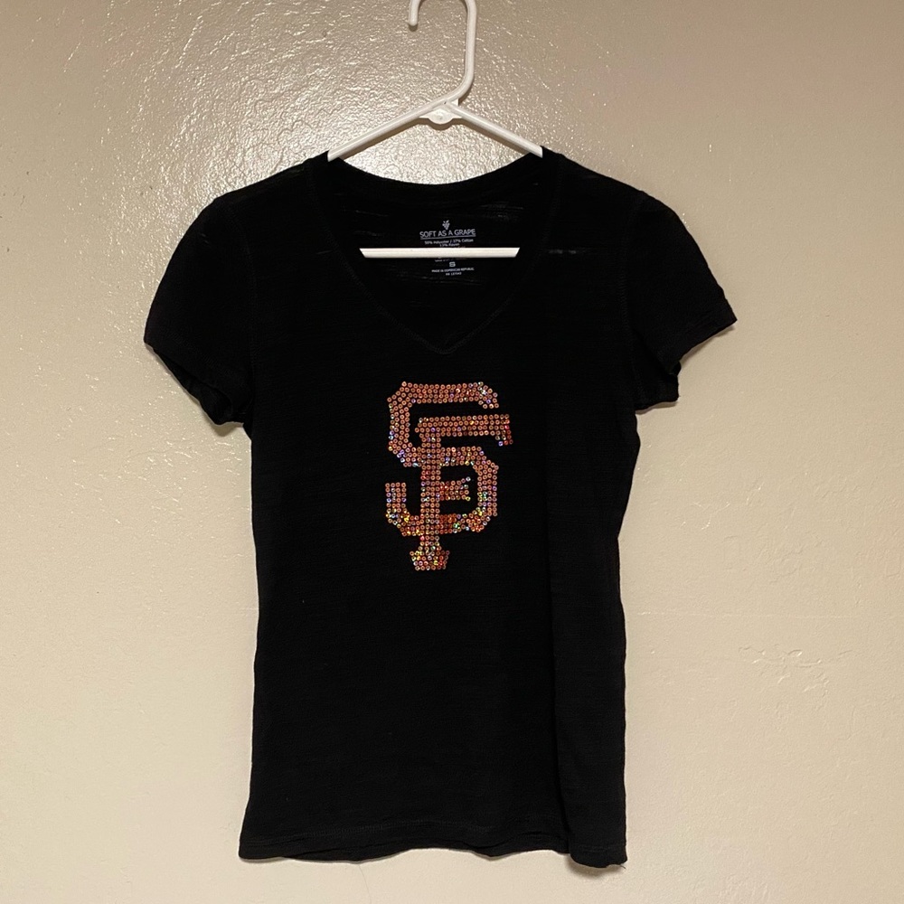 San Francisco SF Giants MLB Tee Tshirt Black SMALL